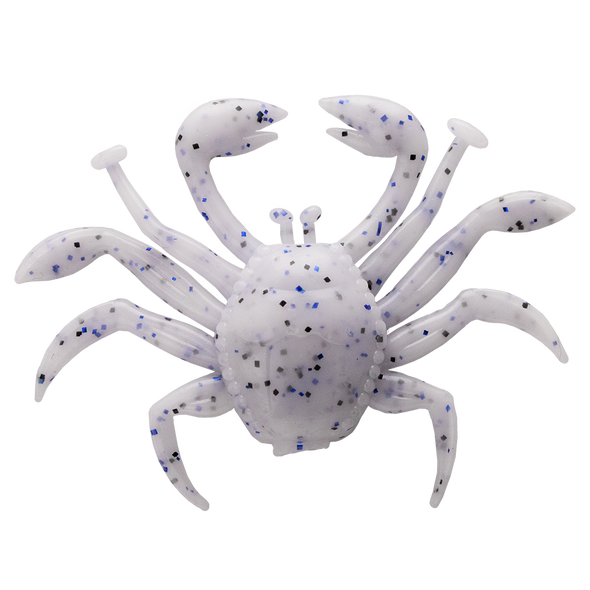 Bait Breath Rocking Crab 2" #White Blue Seed S475