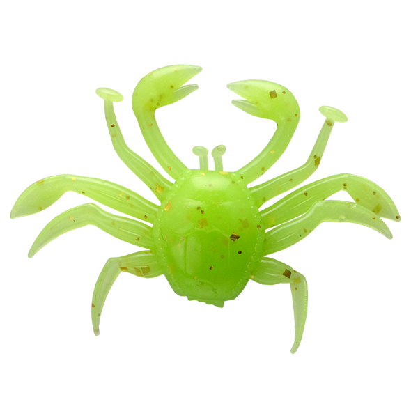 Bait Breath Rocking Crab 2" #Glow Lime Chart S898