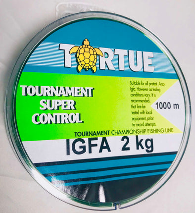 AG018 - Tortue Super Control IGFA 1000m 2kg Fishing Line