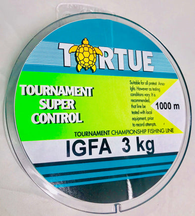 AG022 - Tortue Super Control IGFA 1000m 3kg Fishing Line