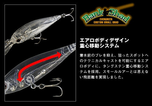 BSHAD877 - Ever Green Bank Shad 5.8cm #877