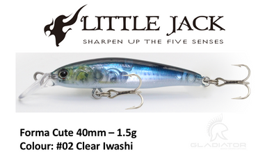 Little Jack Forma Cute 40mm - #02 Clear Iwashi