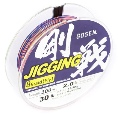 J300520 - GOSEN Jigging Braid 8 ply PE 2.0 300m