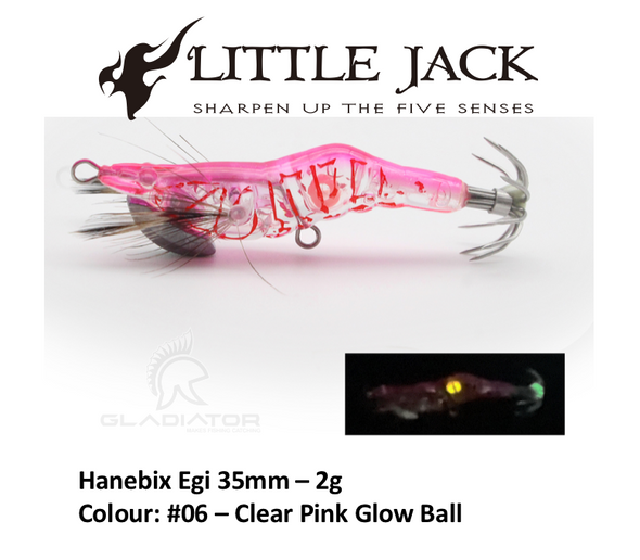 Little Jack Hanebix Egi 35mm - #06 Clear Pink Glow Ball