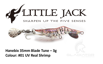 Little Jack Hanebix Custom 35mm Hardbody Prawn with Blade - #01