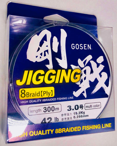 J300530 - GOSEN Jigging Braid 8 ply PE 3 300m