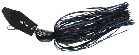 Ever Green Jack Hammer Chatterbait 3/8oz #35 Black Blue