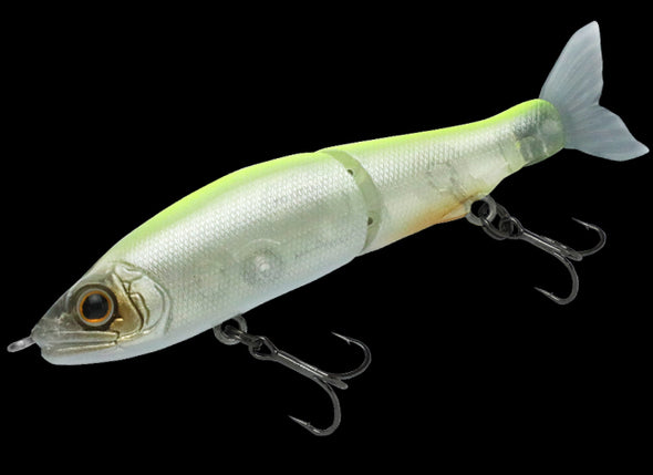 Gan Craft Jointed Claw 70mm Floating #08 - Clear Chartreuse Head
