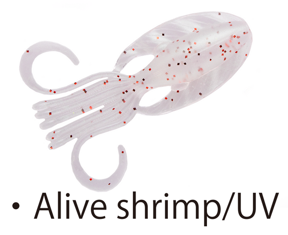 Bait Breath Slow Swimmer 3.5" - Alive Shrimp UV