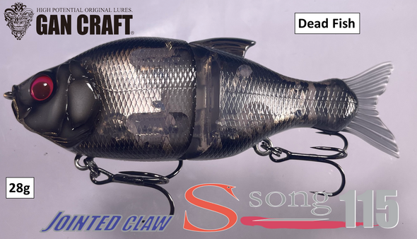 Gan Craft SSong 115 slow sinking - #06 Dead Fish