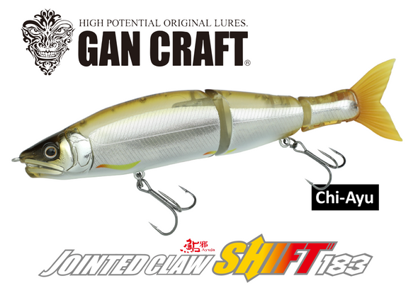Gan Craft Jointed Claw Shift 183mm Swimbait - AI02 Chi - Ayu