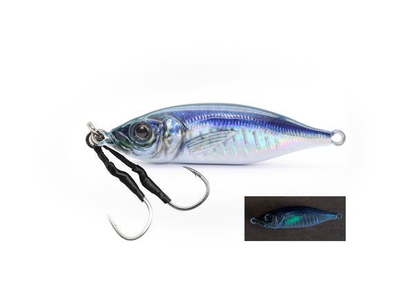 Little Jack Metal Addict Type 06 jig 30g - #02 Aji Glow